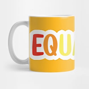 Equality Rainbow Mug